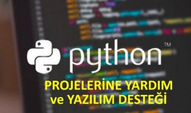 PYTHON PROJELERİNE YARDIM VE YAZILIM DESTEĞİ, WHATSAPP İLETİŞİM HATTI: 0 554 874 33 38